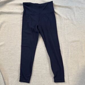 Navy High-Waisted Leggings